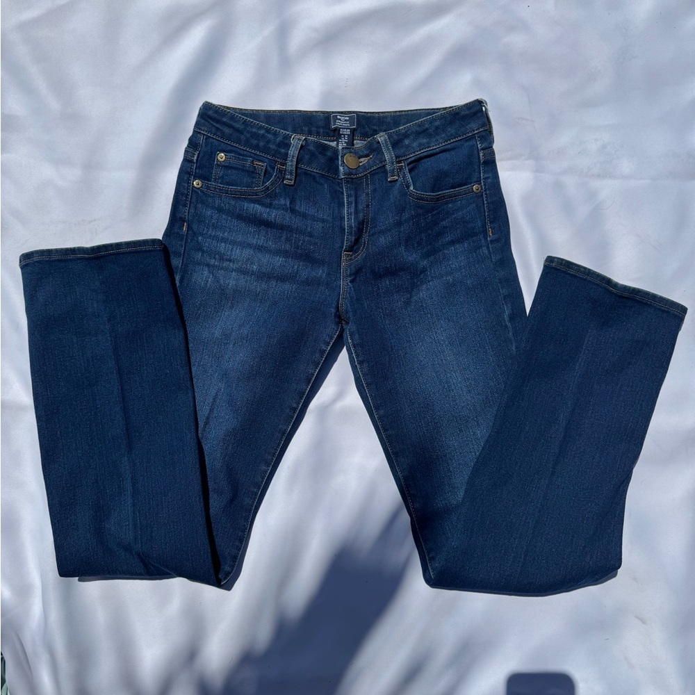 GAP Dark Blue Straight Leg Jeans